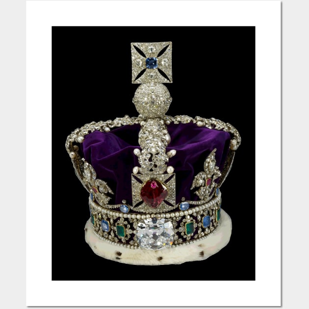 Imperial State Crown Wall Art by byb